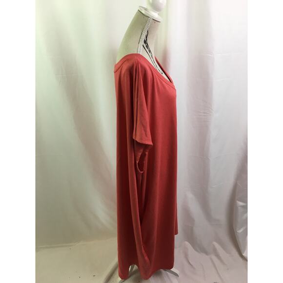 St. John's Bay Active Dress Ultimate Red 4X - Picture 4 of 16